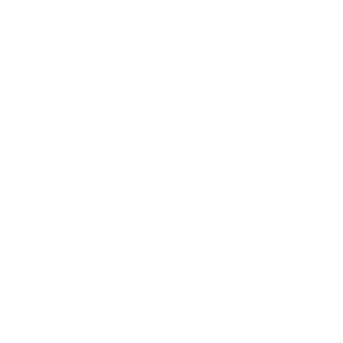 White laptop icon on black background